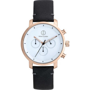 Trendy Classic Impulse Cuir Γυναικείο Ρολόι με Μαύρο Λουράκι CRG1045-07