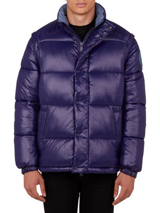 Save The Duck Giubbotto D3944MLUCKY-01504 Ανδρικό Μπουφάν Χειμωνιάτικο Puffer Αδιάβροχο Μπλε