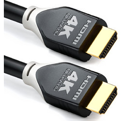 Deleycon Καλώδιο HDMI 2.0 HDMI Male to HDMI Male 1m Black / Grey