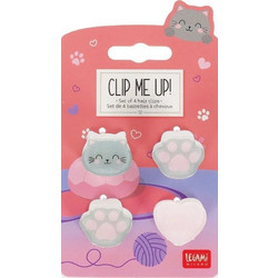 Legami Κοκαλάκια Click Up Kitty 4τμχ (HCL0001)