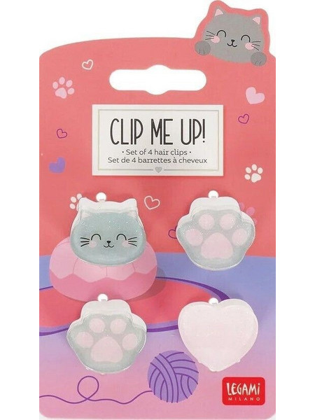 Legami Κοκαλάκια Click Up Kitty 4τμχ (HCL0001)