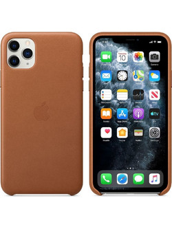Apple Leather Case with MagSafe Saddle Brown (iPhone 12 Pro Max)