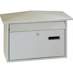 Γραμματοκιβώτιο Μεταλλικό 36x8x28.5cm νίκελ ματ 9503