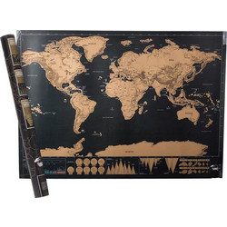 Aria Trade Παγκόσμιος Χάρτης Ξυστό 82x59cm Scratch Map