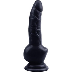 Chisa Novelties Rubicon Obsidian Ρεαλιστικό Dildo με Βεντούζα & Όρχεις 18cm Μαύρο