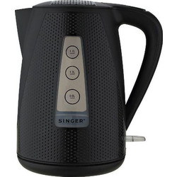 Singer SWK-800DOTS Ανοξείδωτος Βραστήρας 1.7lt 2200W Μαύρος