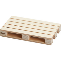 Ξύλινη παλέτα σερβιρίσματος 20x12x3cm Bisetti Italy c373368