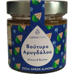 Αμυγδαλοβούτυρο, Χωρίς Ζάχαρη, Latomi Farm, 210γρ