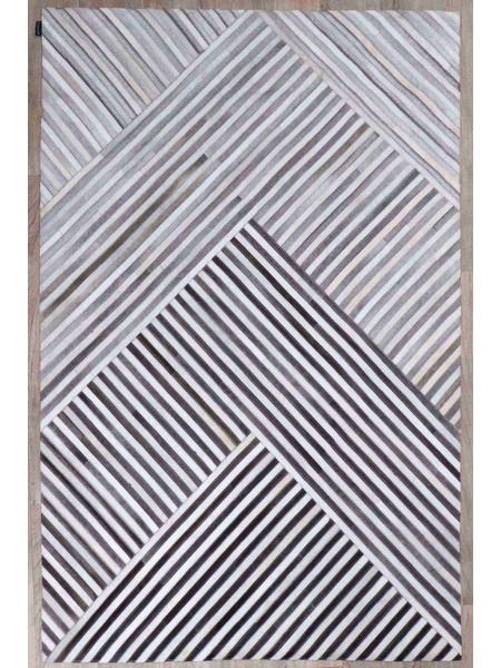 Χαλί Starless 3118-Chev500 Black Ivory Brown Angelo 200X300cm
