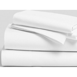 Astron Σεντόνι Ημίδιπλο Βαμβακερό 160x270 144TC White