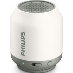 Philips BT-51 Ηχείο Bluetooth 2W Λευκό