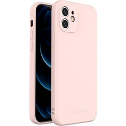 Wozinsky Color Case Silicone Flexible Durable Back Cover Pink (iPhone XS Max)