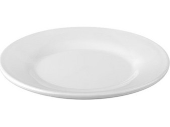 Plast Port Πιάτα Ρηχά Πλαστικά 25cm 6τμχ KT-D25/WH