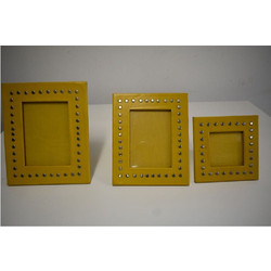 Διακοσμητικό Photo Frame JCG 071 LT Photo Frame L.T Yellow Τεχνόδερμα