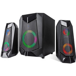 Tracer Hi-Cube Flow Ασύρματα Ηχεία Υπολογιστή 2.1 20W με Bluetooth & RGB Φωτισμό Black