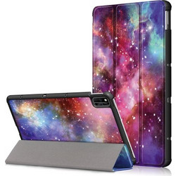 Θήκη Βιβλίο Tri-Fold με Βάση Στήριξης για Huawei MatePad 10.4 (2020) / Honor V6 - Γαλαξίες