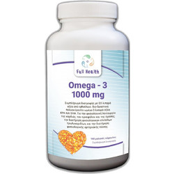 Full Health Omega-3 Ιχθυέλαιο 1000mg 140 Μαλακές Κάψουλες