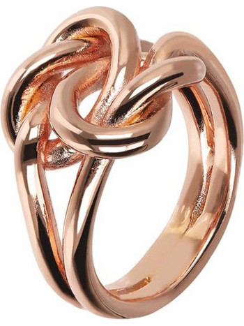 Δαχτυλίδι Bronzallure Shiny Knot Rose Gold WSBZ01788.R-14