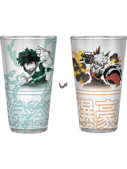 AbyStyle Σετ Ποτήρια Νερού Γυάλινα Izuku + Bakugo 400ml 2τμχ GL0174