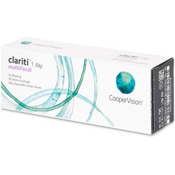 CooperVision Clariti Multifocal Ημερήσιοι Φακοί Επαφής Πολυεστιακοί Σιλικόνης Υδρογέλης με Φίλτρο UV 30τμχ
