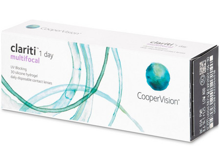CooperVision Clariti Multifocal Ημερήσιοι Φακοί Επαφής Πολυεστιακοί Σιλικόνης Υδρογέλης με Φίλτρο UV 30τμχ