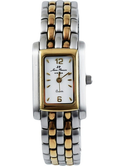 Jean Perrier Stainless Steel Swiss Γυναικείο Ρολόι με Ασημί Μεταλλικό Μπρασελέ JP4599