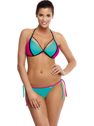Marko Bikini Set Τριγωνάκι με Ενίσχυση Τιρκουάζ Φούξια M-511-128990