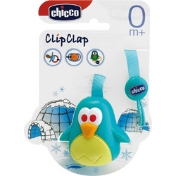 Chicco Clip Clap Θήκη Για Πιπίλα Πιγκουίνος 0m+ 1 Τεμάχιο
