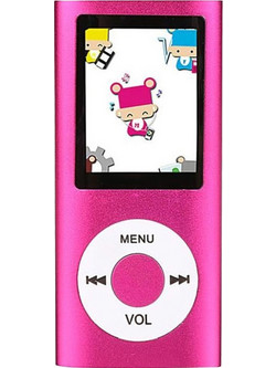 MP4-418 MP3 Player 8GB με Οθόνη 1.9" με Ραδιόφωνο Ροζ