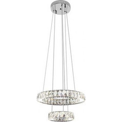 Horoz Electric Κρεμαστό Φωτιστικό Οροφής Δίφωτο LED 019-023-0042