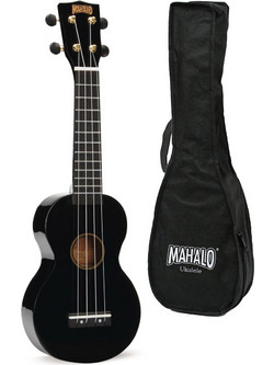 Mahalo MR1-BK Rainbow Series Soprano Black