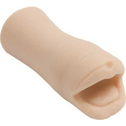 Doc Johnson Palm Pal Natural Mouth Pocket Anal Mouth & Sleeve Αυνανιστήρι Vanilla