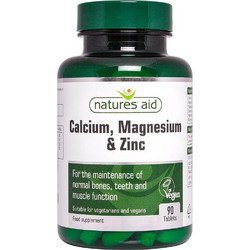 Natures Aid Calcium Magnesium Zinc 90 Ταμπλέτες