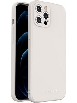 Θήκη iPhone 12 Pro Max Σιλικόνης - 5564 - Λευκό - Wozinsky