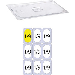 Καπάκι PC Διάφανο για Δοχεία Τροφίμων GN1 9 108 x 176mm KAPP c375951