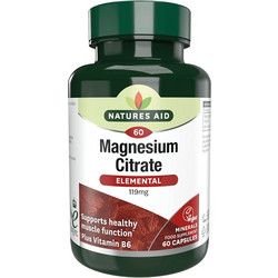 Natures Aid Magnesium Citrate 750mg 60 Κάψουλες