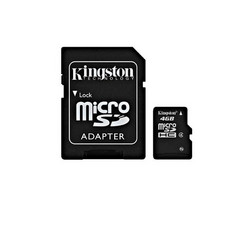 Kingston microSDHC 4GB Class 10 + Adapter
