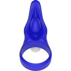 Lovetoy Power Clit Silicone Cockring Ελαστικό Δαχτυλίδι Πέους Σιλικόνης με Δόνηση Μπλε