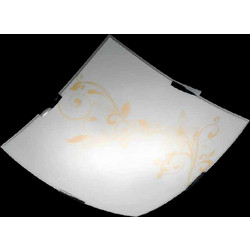 Φωτιστικό Οροφής CCR800Α/40 PL White - Gold Ondaluce Μέταλλο,Γυαλί
