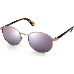 Kate Spade Adelais/S HT8/0J Αθλητικά Γυναικεία Γυαλιά Ηλίου Στρογγυλά Μεταλλικά Χρυσά με Μωβ Polarized Φακό