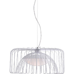 LUCE Ambiente Cougar Κρεμαστό Φωτιστικό Οροφής Μονόφωτο LED Λευκό 8031440362634