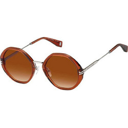 Marc Jacobs MARC1003/S 09Q/HA Γυναικεία Γυαλιά Ηλίου Στρογγυλά Κοκάλινα Καφέ με Καφέ Degradee Φακό