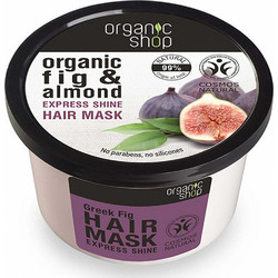 Natura Siberica Organic Shop Βιολογικό Σύκο & Αμύγδαλο Μάσκα Μαλλιών για Επανόρθωση 250ml