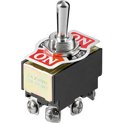 GOOBAY διακόπτης 6-pin, 2x ON-OFF-ON, 6A 250V - (10114)