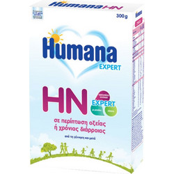 Humana HN Expert Βρεφικό Γάλα Σκόνη 0m+ Χωρίς Ζάχαρη 300gr