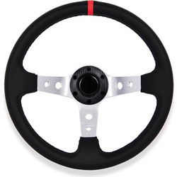 Autoline Τιμόνι Βαθύ SPY - 35 cm - ΜΑ/ΑΣ/ΚΟΚΚΙΝΟ
