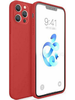 Bodycell Square Liquid Back Cover Red (iPhone 13 Pro)