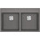 Franke Maris Bowl MRG 620-40-40 TL Stone Grey Ένθετος Νεροχύτης Γρανίτη 86x51cm