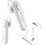 XO BE13 Ακουστικό Bluetooth In Ear White