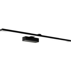 Φωτιστικό επίπλου μπάνιου 55cmx13cmx3cm πίνακος led 6,5W 6000Κ ψυχρό λευκό φως απλίκα τουαλέτας καθρέφτη 500lumens χρώματος μαύρο